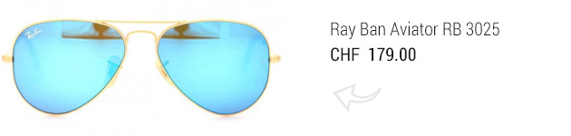 Ray Ban Aviator RB 3025 CHF 179.00