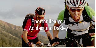 Sportbrillen von Adidas und Oakley