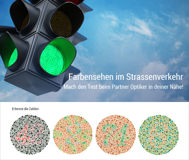 Mach den Farbsehtest, kannst du die Zahlen erkennen?