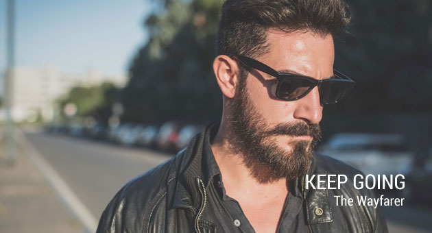 Keep going mit the Wayfarer in der Farbe Schwarz von Ray Ban