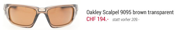 Oakley Sporbrille Scalpel für 194.- anstatt vorher 209.-