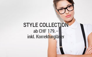 Trendige und stylische Damenbrillen für 179.- inkl. Korrekturgläser