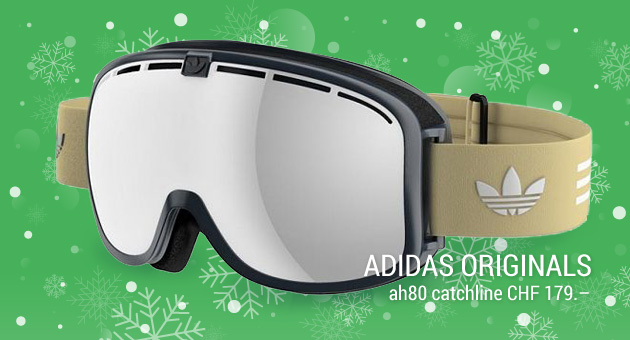 Die perfekte Skibrille für Snowboarden und Ski-Fahren, Adidas Originals the catchline