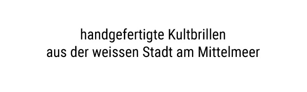 Handgerfertigte Brillen aus Tel Aviv für CHF 199 inkl. Korrekturgläser